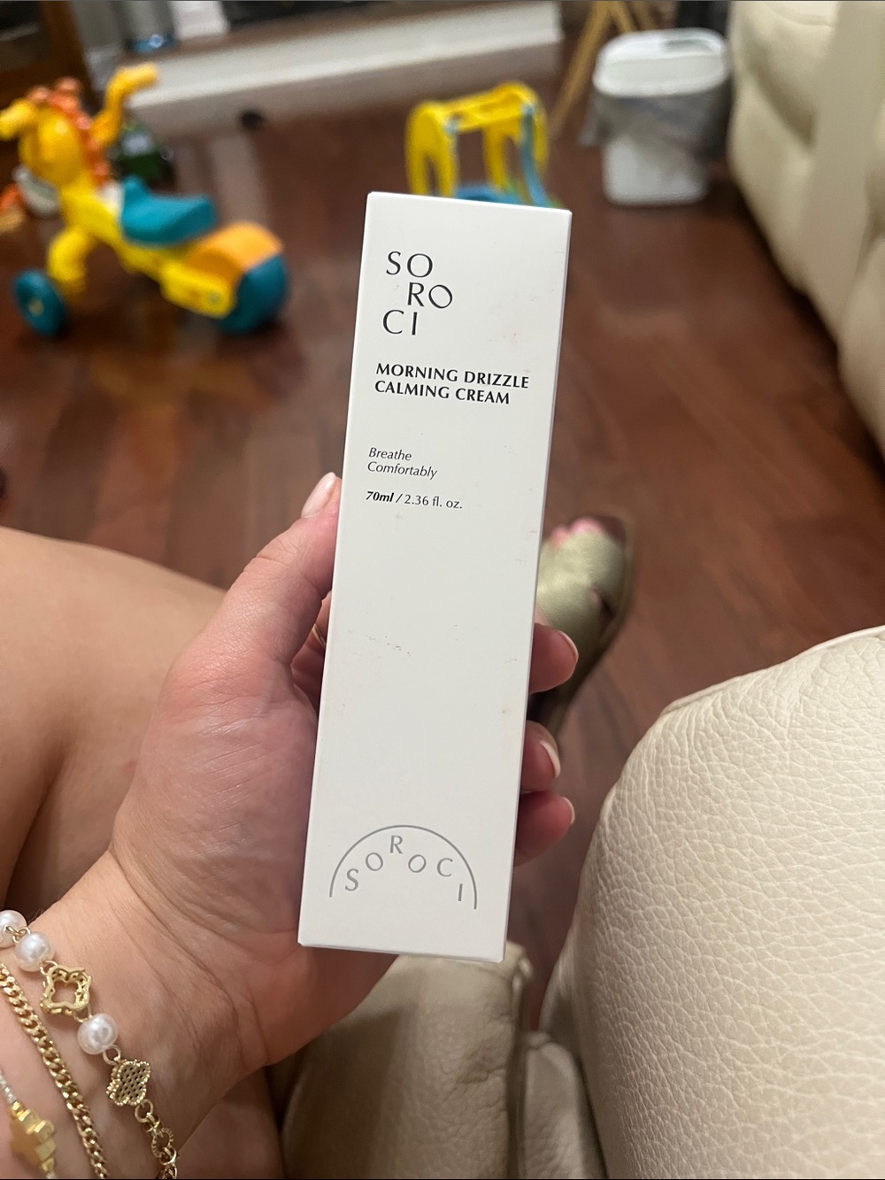 Morning Drizzle Calming Cream – White